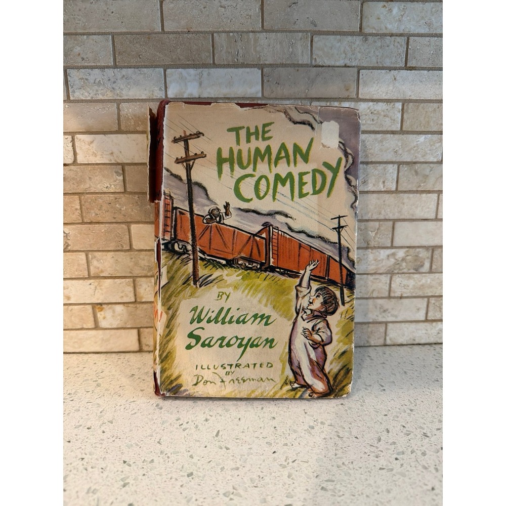The Human Comedy William Saroyan‎ 1943 Hardcover Vintage Book
